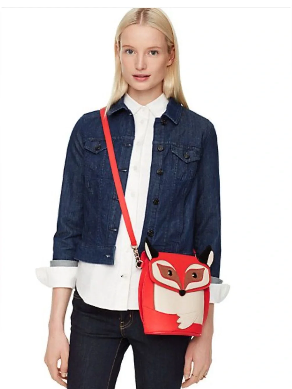 Kate Spade Blaze a Trail Fox Crossbody Bag